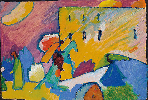 Study for 'Improvisation 3', 1910 | Kandinsky | Painting Reproduction