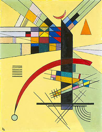 Small Yellow, 1926 | Kandinsky | Painting Reproduction