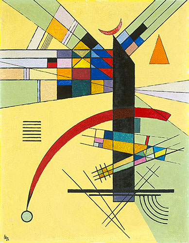 Kleine gelbe | Kandinsky | Gemälde Reproduktion