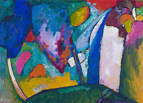 The Waterfall, 1909 | Kandinsky | Painting Reproduction