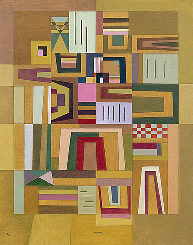 Ausgleichrosa, 1933 | Kandinsky | Gemälde Reproduktion
