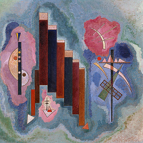 Towards the Bottom, 1929 | Kandinsky | Painting Reproduction