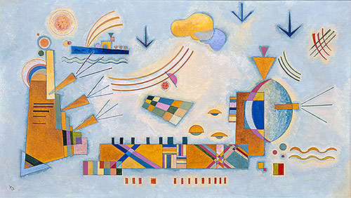 Milder Vorgang, 1928 | Kandinsky | Gemälde Reproduktion