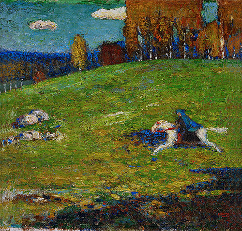 Der blaue Reiter | Kandinsky | Gemälde Reproduktion