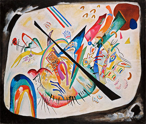 White Oval, 1919 | Kandinsky | Painting Reproduction