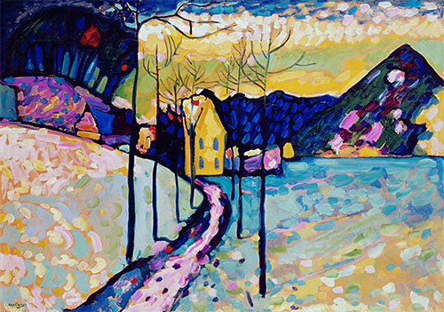Winter Landscape, 1909 | Kandinsky | Painting Reproduction
