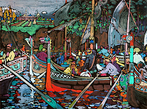 Song of the Volga, 1906 | Kandinsky