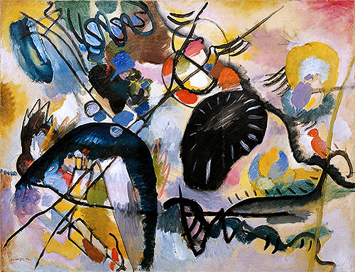 Black Spots, 1912 | Kandinsky | Painting Reproduction