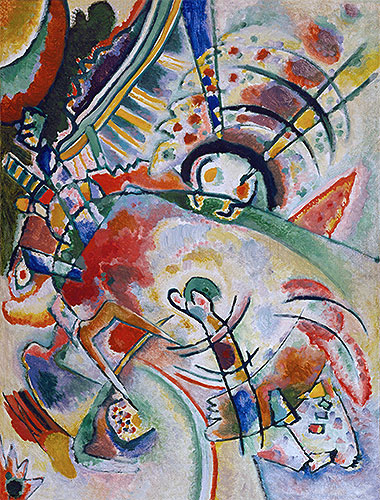 Non-Objective, 1910 | Kandinsky | Painting Reproduction