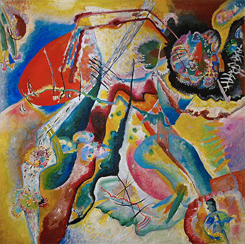 The Red Spot, 1914 | Kandinsky
