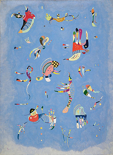 Sky Blue, 1940 | Kandinsky | Gemälde Reproduktion