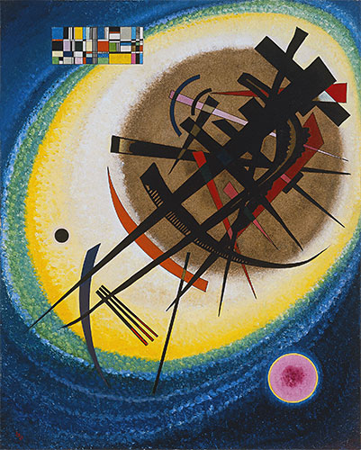 In the Bright Oval, 1925 | Kandinsky | Gemälde Reproduktion