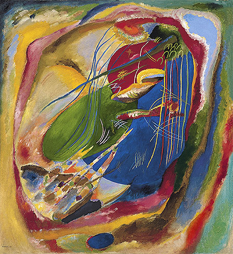 Picture with Three Spots, No. 196, 1914 | Kandinsky | Gemälde Reproduktion