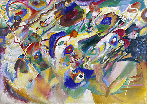 Entwurf 2 zu Komposition VII, 1913 | Kandinsky | Gemälde Reproduktion