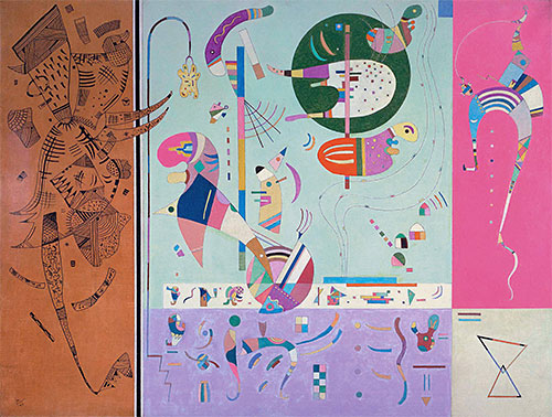 Verschiedene Teile, 1940 | Kandinsky | Gemälde Reproduktion