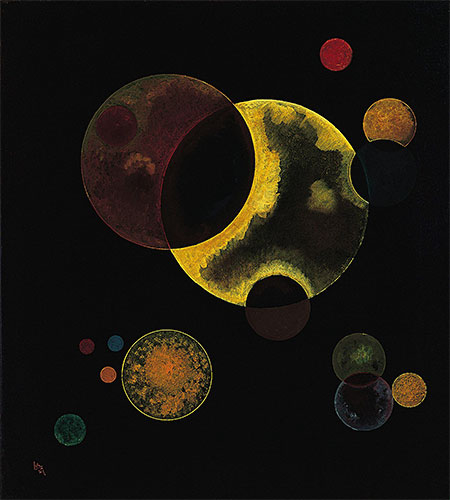 Schwere Kreise | Kandinsky | Gemälde Reproduktion