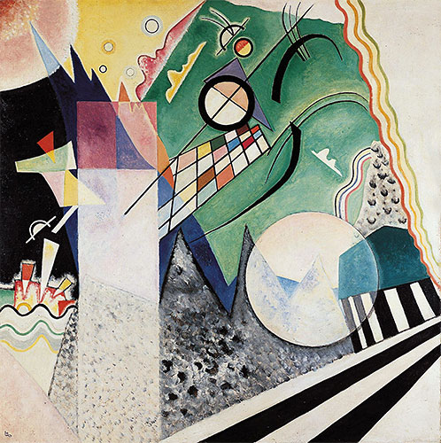 Open Green, 1923 | Kandinsky | Gemälde Reproduktion