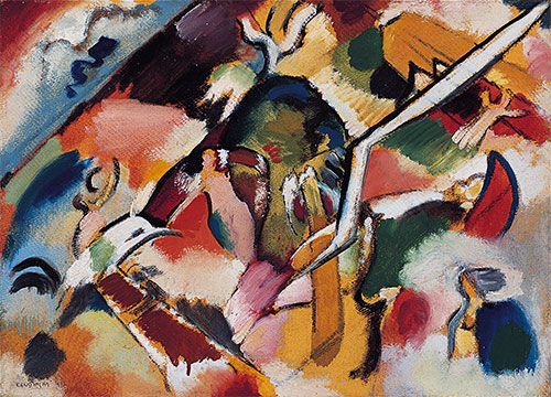 Skizze für Sintflut I | Kandinsky | Gemälde Reproduktion