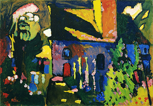Kirche in Murnau | Kandinsky | Gemälde Reproduktion