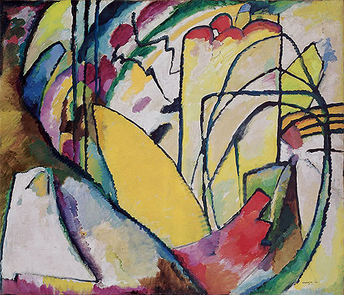 Improvisation 10, 1910 by Kandinsky | Painting Reproduction