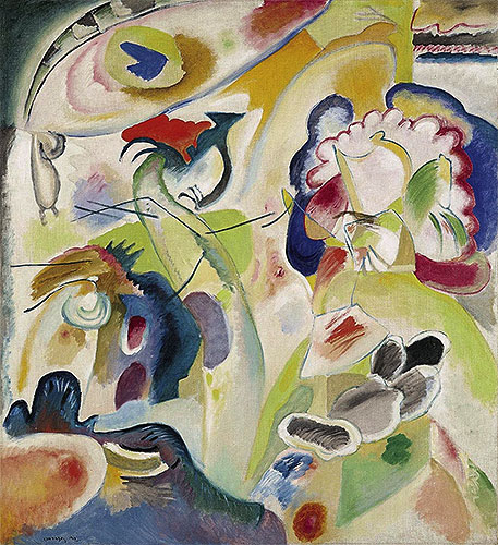 Improvisation No. 29 (The Swan), 1912 by Kandinsky | Painting Reproduction