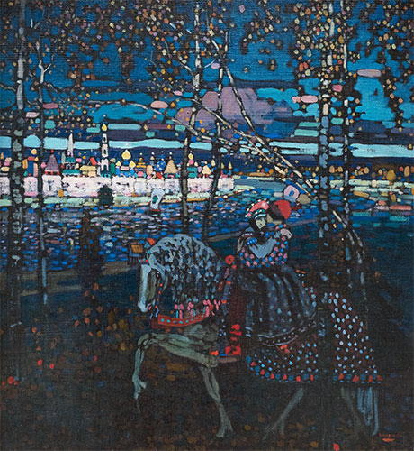 Riding Couple, 1907 by Kandinsky | Painting Reproduction