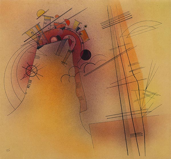 Aglow, 1928 | Kandinsky | Painting Reproduction