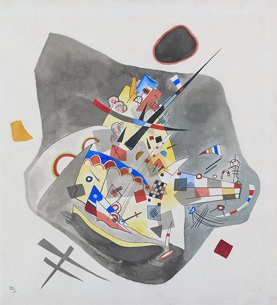 Gray Spot, 1922 | Kandinsky | Painting Reproduction