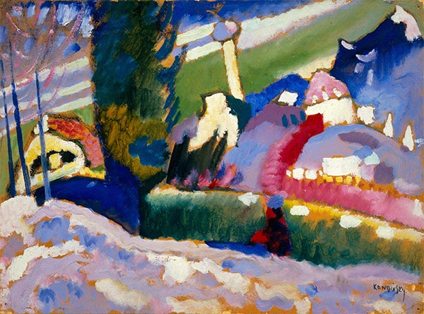 Winterlandschaft mit Kirche, c.1910/11 | Kandinsky | Gemälde Reproduktion