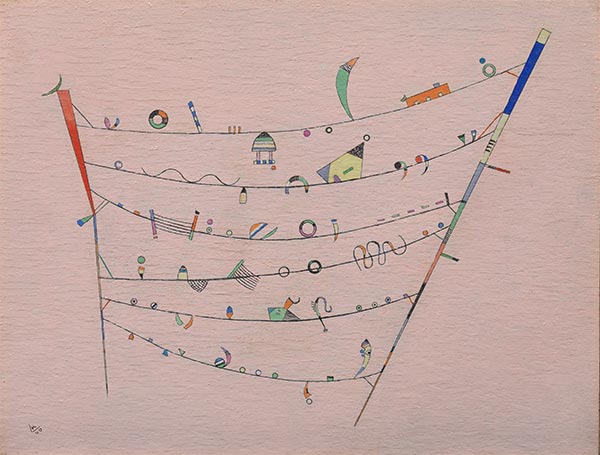 Little Accents, 1940 | Kandinsky | Painting Reproduction