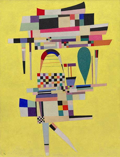 Gelbes Bild | Kandinsky | Gemälde Reproduktion