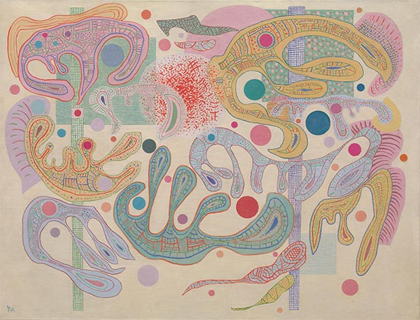 Kapriziöse Formen, 1937 | Kandinsky | Gemälde Reproduktion