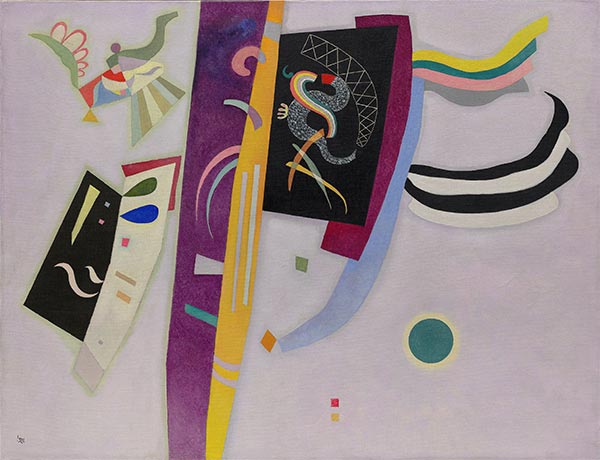Violett-Orange | Kandinsky | Gemälde Reproduktion