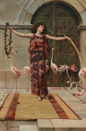 Eine ägyptische Schwierigkeit zur Zeit des Augustus | John Reinhard Weguelin | Gemälde Reproduktion