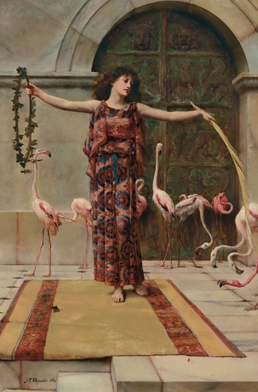 An Egyptian Difficulty in the Time of Augustus, 1885 | John Reinhard Weguelin