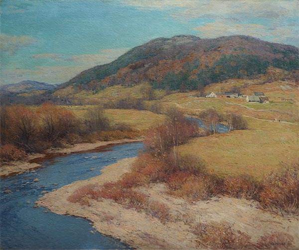 Indischer Sommer, Vermont, 1922 | Willard Metcalf | Gemälde Reproduktion