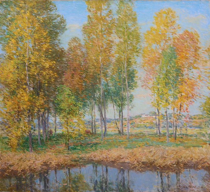 October Festival | Willard Metcalf | Painting Reproduction