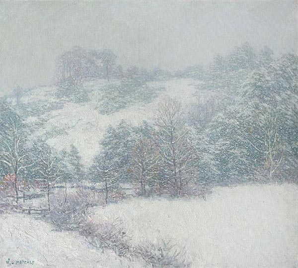 Winter's Festival, 1913 | Willard Metcalf | Painting Reproduction
