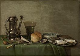 Breakfast Still Life, c.1635 by Claesz Heda | Painting Reproduction