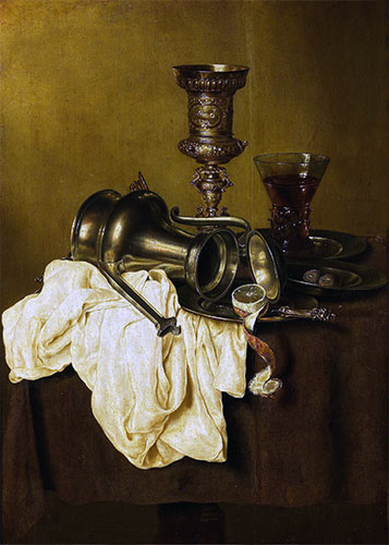 Still Life, 1642 by Claesz Heda | Painting Reproduction