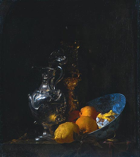 Still Life with Silver Jug, c.1655/57 | Willem Kalf | Painting Reproduction