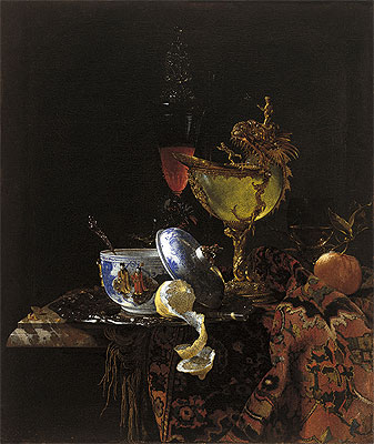 Still Life with Nautilus Cup, 1662 | Willem Kalf | Gemälde Reproduktion
