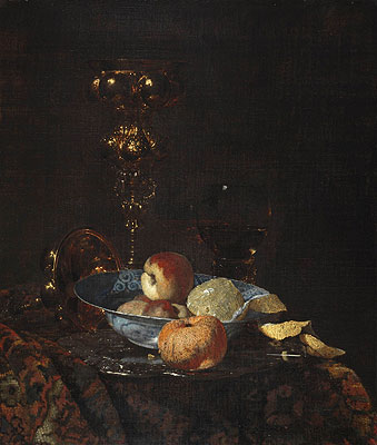 Still Life with Columbine Goblet, c.1660 | Willem Kalf | Painting Reproduction