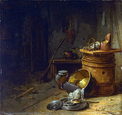 Kitchen, c.1642 | Willem Kalf | Gemälde Reproduktion
