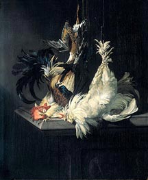 Still Life with Poultry | Willem van Aelst | Gemälde Reproduktion