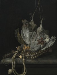 Jagdstilleben mit Rebhühnern | Willem van Aelst | Gemälde Reproduktion