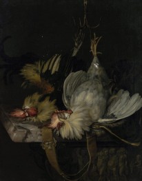 Totes Wild auf einer Steintischplatte | Willem van Aelst | Gemälde Reproduktion