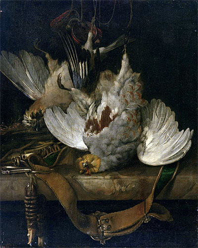 The Bag, 1679 by Willem van Aelst | Painting Reproduction