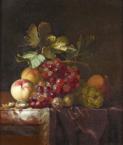 Fruit Still Life, 1661 | Willem van Aelst | Gemälde Reproduktion