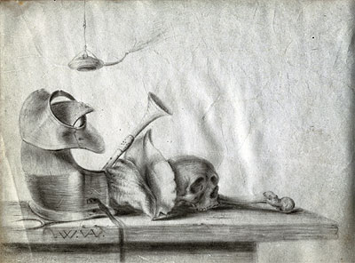 Vanitas Still Life, n.d. | Willem van Aelst | Gemälde Reproduktion